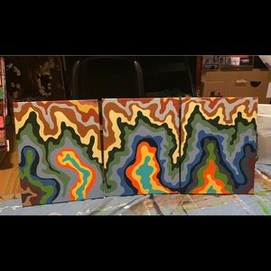 3  piece 11x14 inches canvas artwork !!